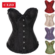  Sexy Women Lace Up Corset Bustier Top Corset Boned Waist Trainer Body Shaping Slimming Clothing Plus Size XS-6XL Underwear