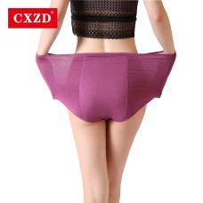  Large Size High-Waisted Physiological Panties For Women Menstrual Cotton Briefs Leak-Proof Plus Size Female Underwear