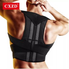  Men Brace Support Belt Adjustable Spine Posture Corrector Back Correction Humpback Band Lumbar Brace Shoulder Bandage