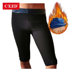  2022 Hot Waist Tight-fitting for Men Fat Burning Sauna Effect Sweating pants Gym Fitness Hot Thermo Body Shapers