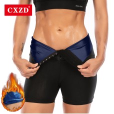  Hot Selling Sweat Sauna Effect Slimming Fitness Short Shaper Silver ion coating Thermo Pants Weight Loss Workout Gym Pants