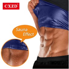 Men Polymer Sweat Sauna Shaper Vest Body Shaper Waist Trainer Slimming Vest Compression Shapewear Corset Reductor de Abdome