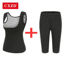  Shapewear Sauna Suits Silver ion coating Thermo Pants Slimming Corset Vest Workout Fitness Weight Loss Tank Tops Hot Sell