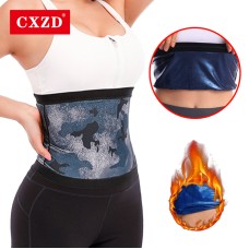  Women Camouflage Waist Trainer ion coating Belt Body Shaper Slimming Sheath Belly Tummy Sweat Shapewear Workout Corset Belt