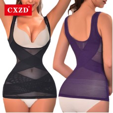  Body Shaper Girdle Slimming Underwear Women's Waist Corset Belly High Elastic Control Tummy Vest Mesh Intimates Tank Top