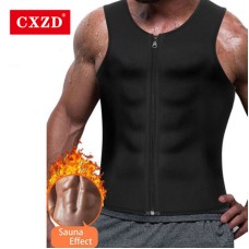  Men Waist Trainer Vest for Weight loss Hot Neoprene Corset Body Shaper Zipper Sauna Tank Top Workout Shapers Shirt Shapers